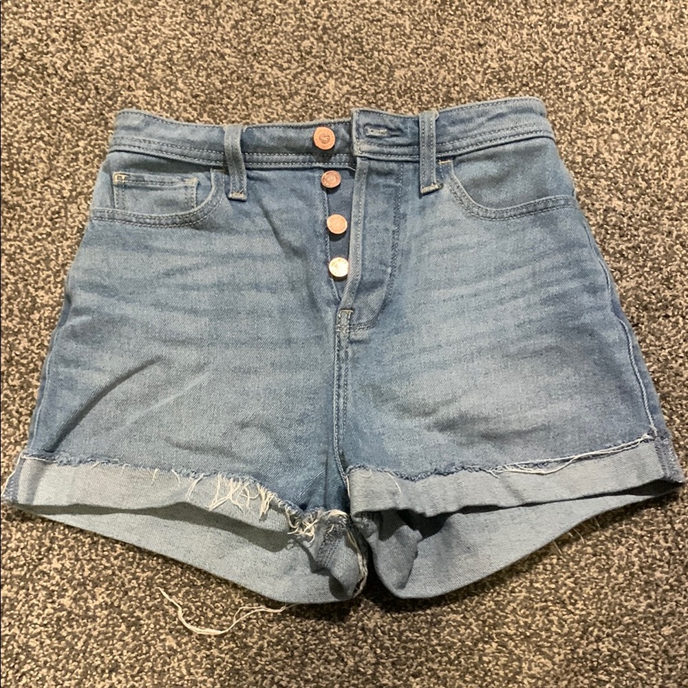 Women's Blue Denim Shorts